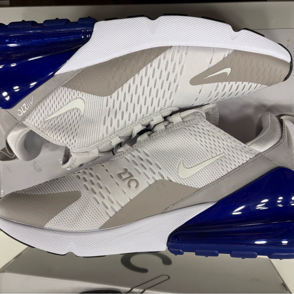 Nike Air Max 270 vast grey racer blue Sneakers - Picture 2 of 8